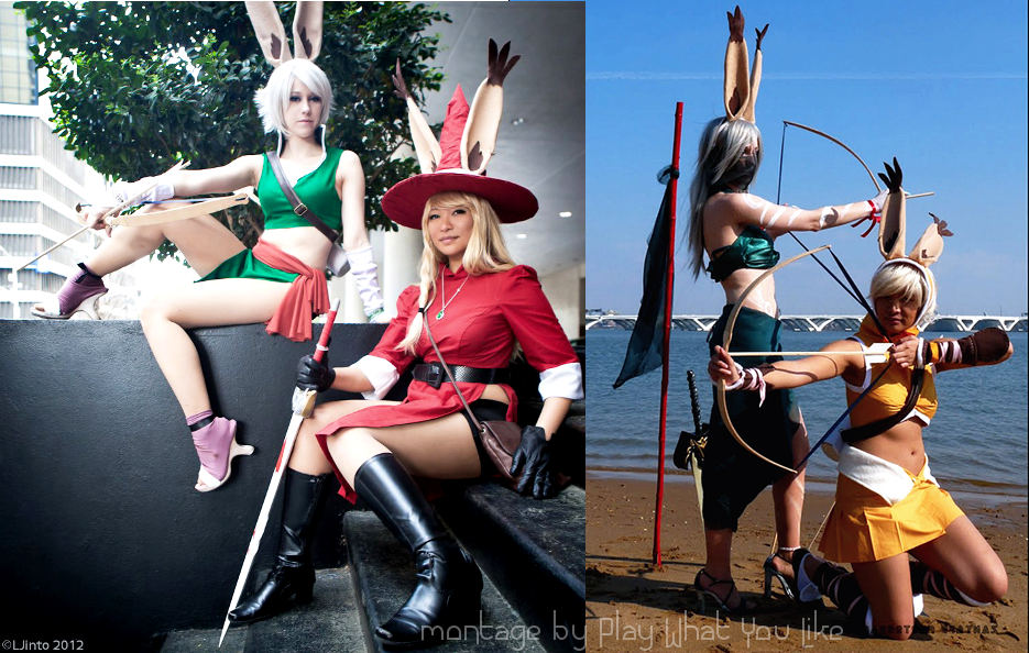 Final Fantasy Tactics Advance Cosplay archer red mage  group v2
